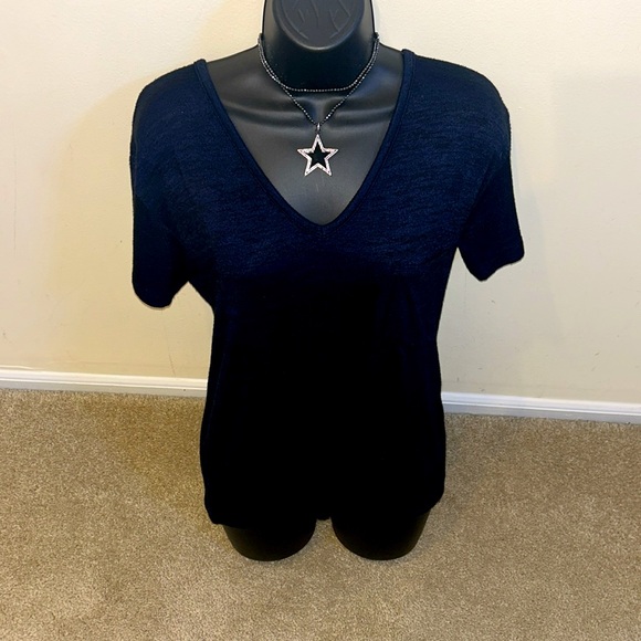 rag & bone / Jeans Knit V Neck Tee Size Small - Picture 2 of 6